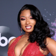 Megan Thee Stallion attends the 2019 American Music Awards at Microsoft Theater on November 24, 2019 in Los Angeles, California.